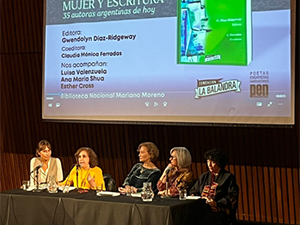 La presentación del libro «Mujer y escritura: 35 autoras argentinas de hoy» fue un suceso vital