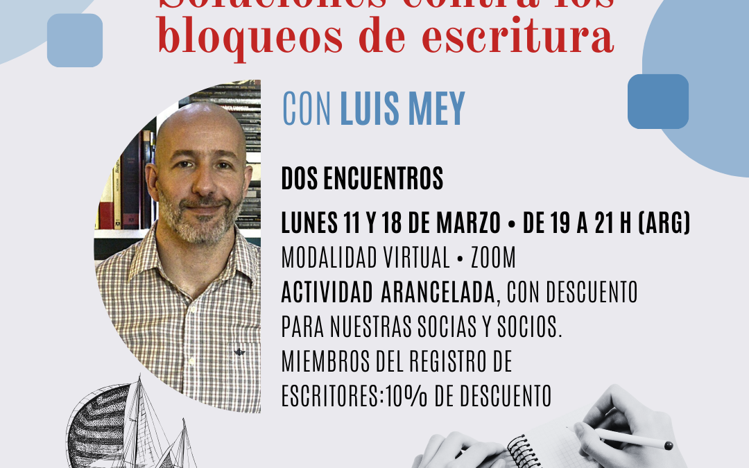 1° SEMINARIO DE ESCRITURA con Luis Mey