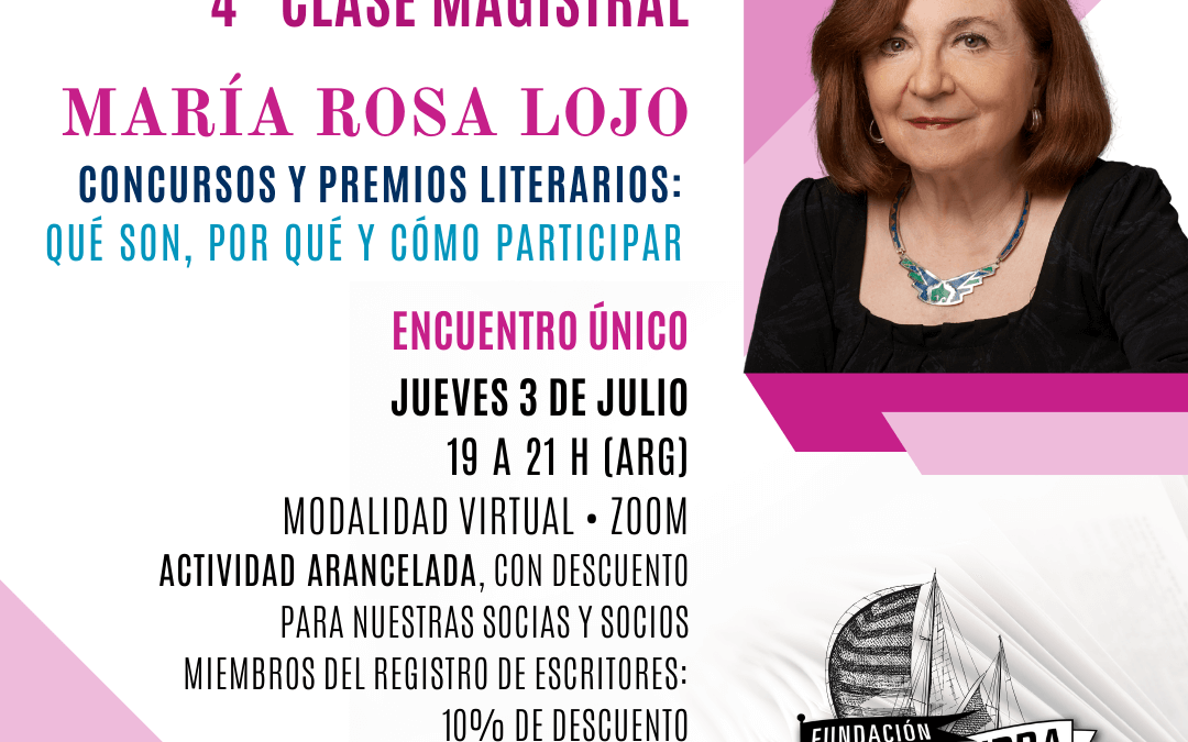 4° Clase magistral con María Rosa Lojo