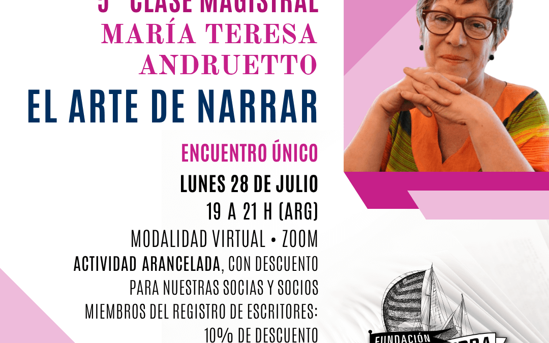 5° Clase magistral con María Teresa Andruetto