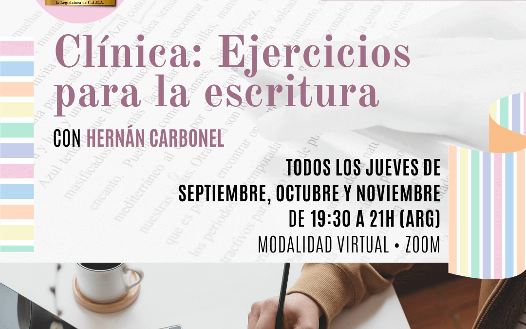Clínica: Ejercicios para la escritura – Segunda edición